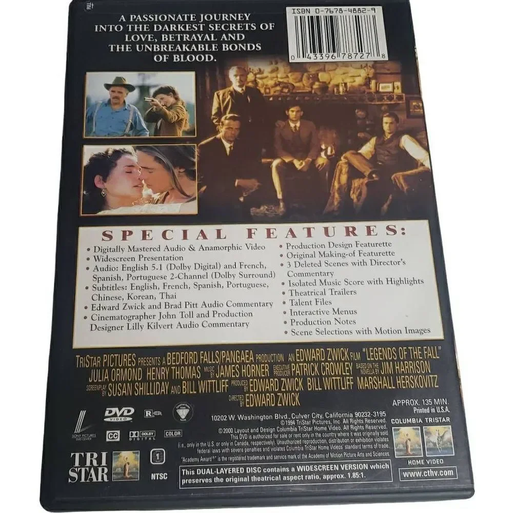 Legends of the Fall DVD - Picture 3 of 5